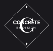 "Concrete By Design logo."